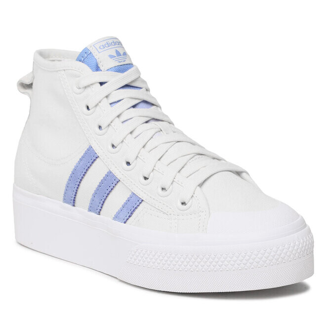 Кроссовки adidas Nizza Platform Mid FZ6189 Blanco, белый — фото 2
