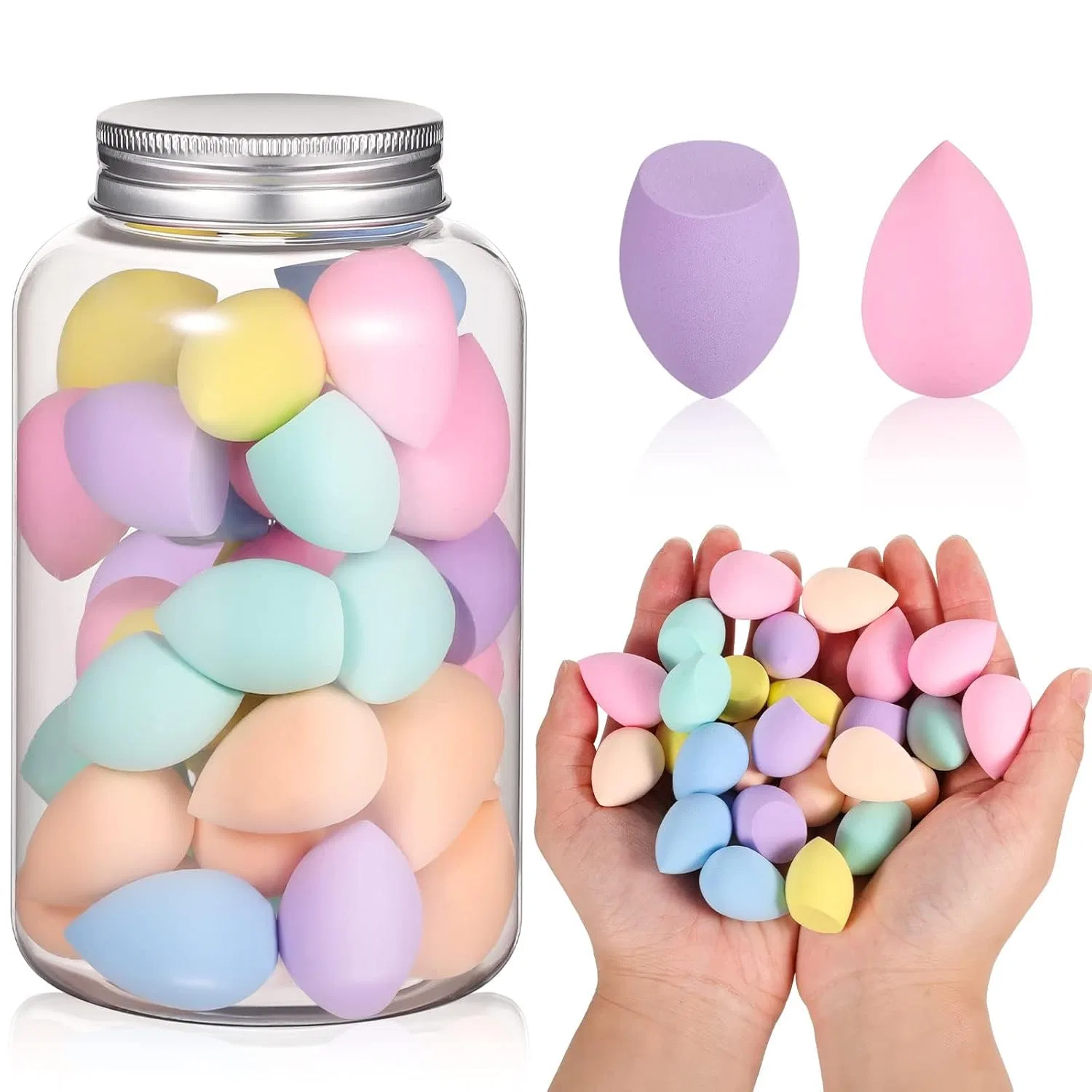 Набор спонжей для макияжа Mini Beauty Blender, 40 штук Frizlryem