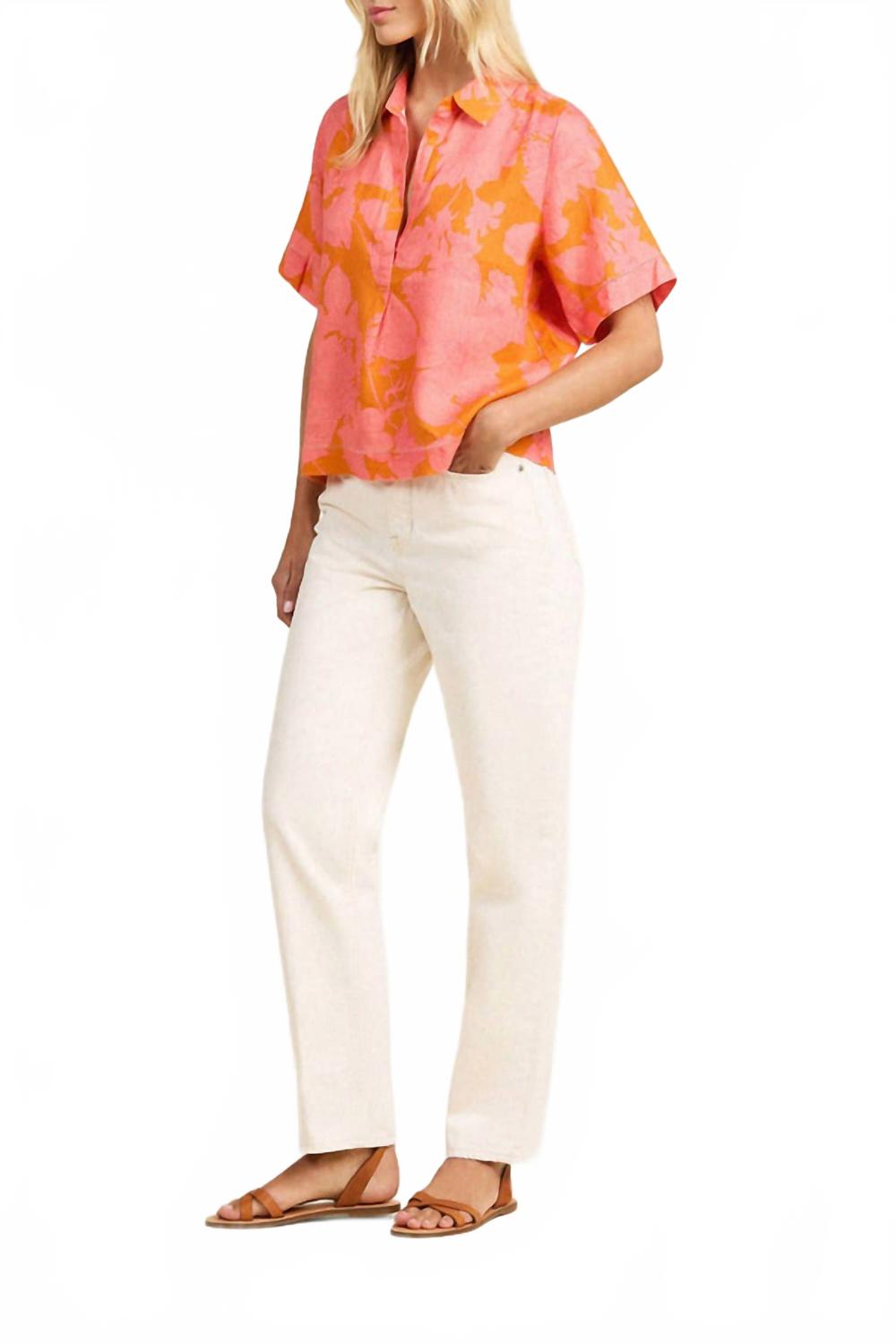 

Рубашка Cora с бахромой в цвете Amberglow TROVATA, Amberglow