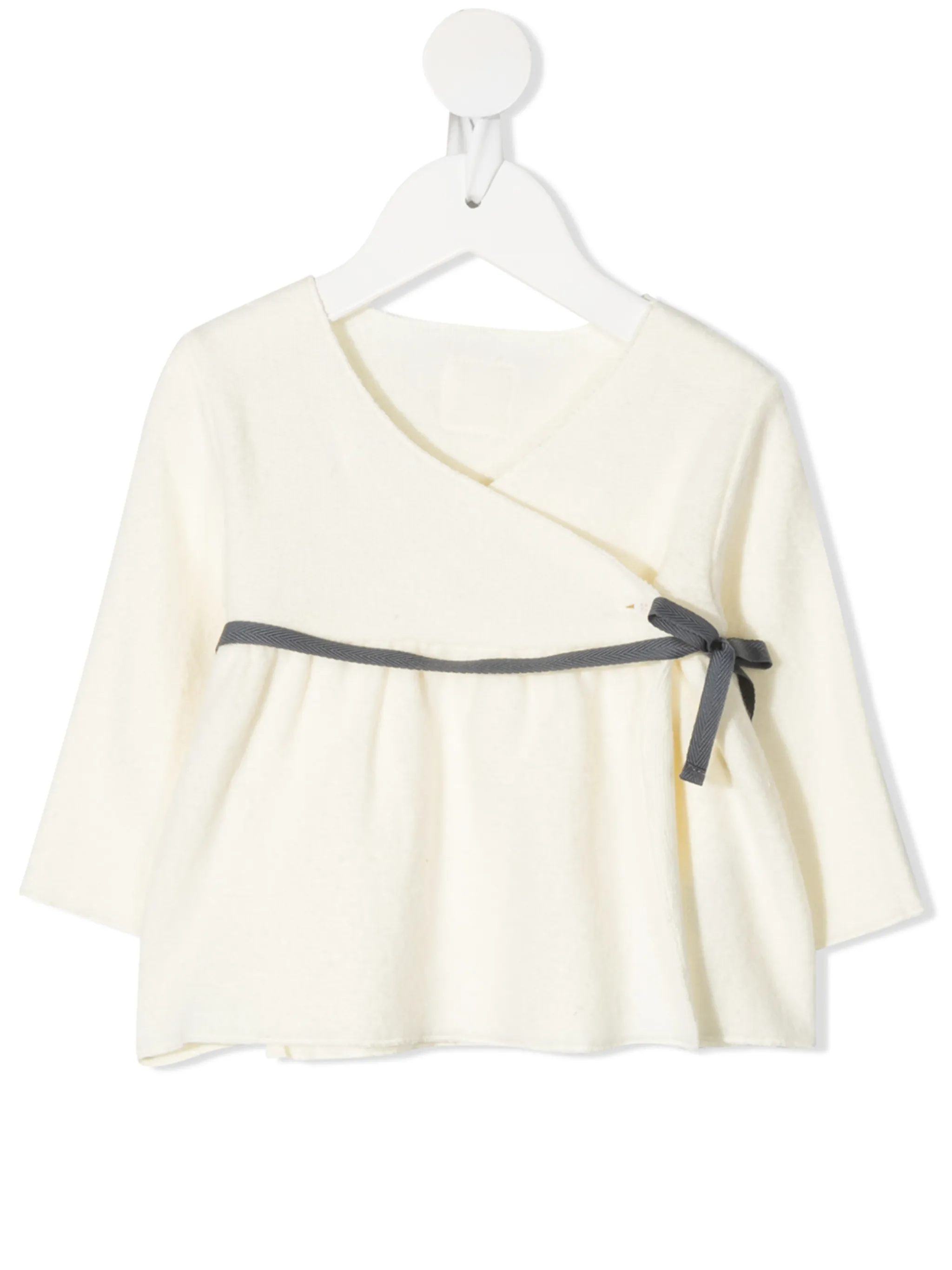 

Платье с запахом и бантом Douuod Kids, белый