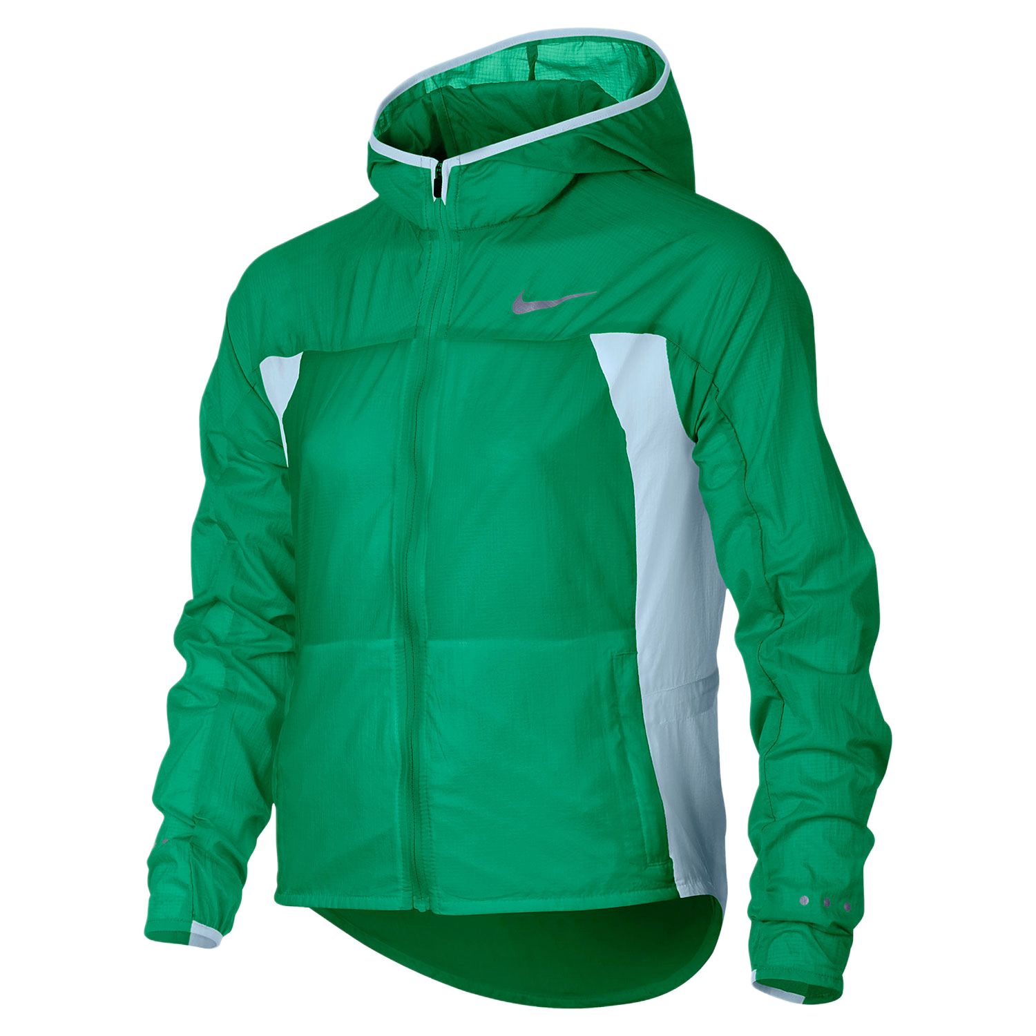 

Детская куртка с капюшоном Grade School Nike, зеленый