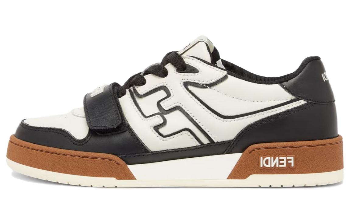 Низкие кроссовки Match для женщин FENDI, Beige