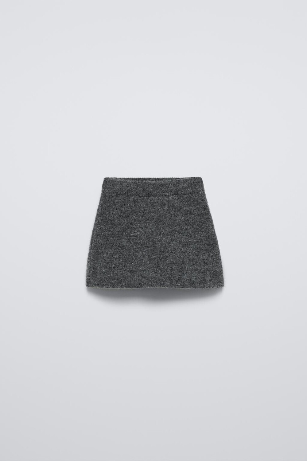 

Вязаная юбка ZARA, темно-серый