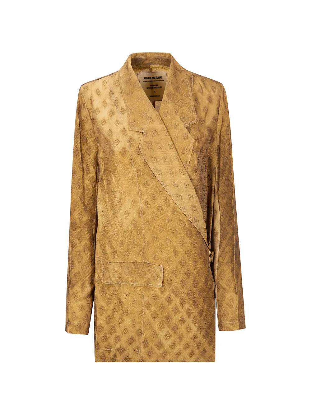 

Блейзер Khloe с клапанами на карманах Uma Wang, коричневый