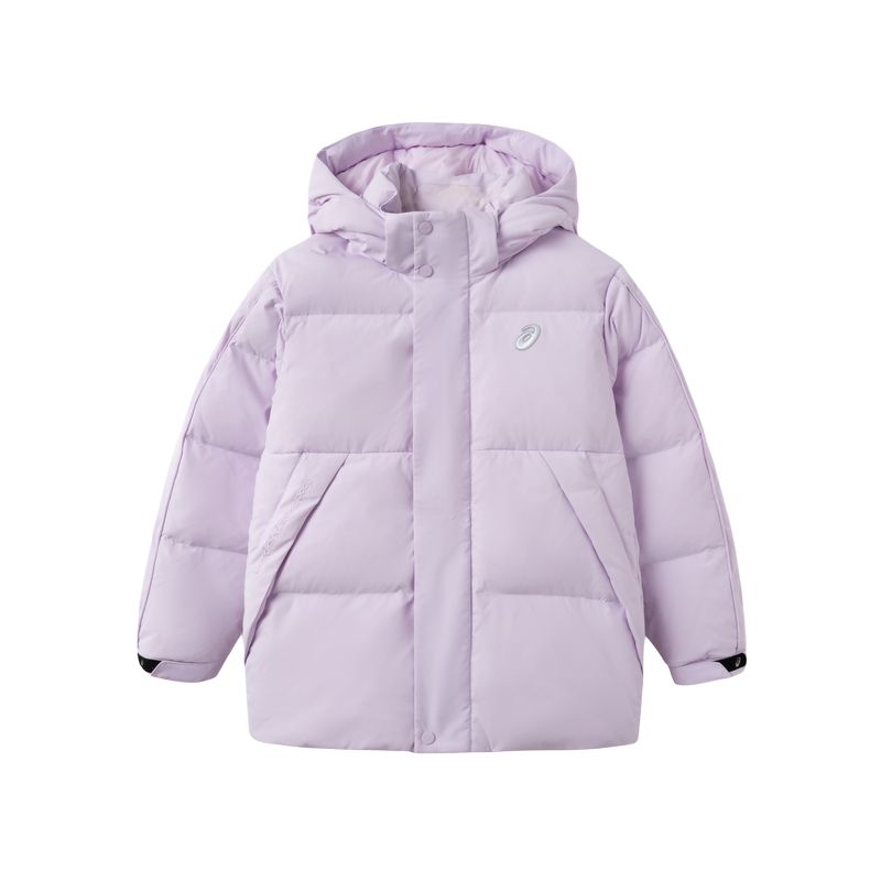 

Спортивная пуховая куртка Asics для подростков фиолетовая