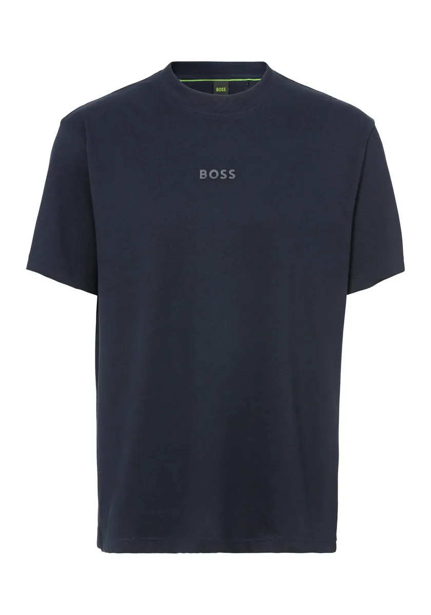 

BOSS GREEN Футболка "Tee 10", с круглым вырезом, синий