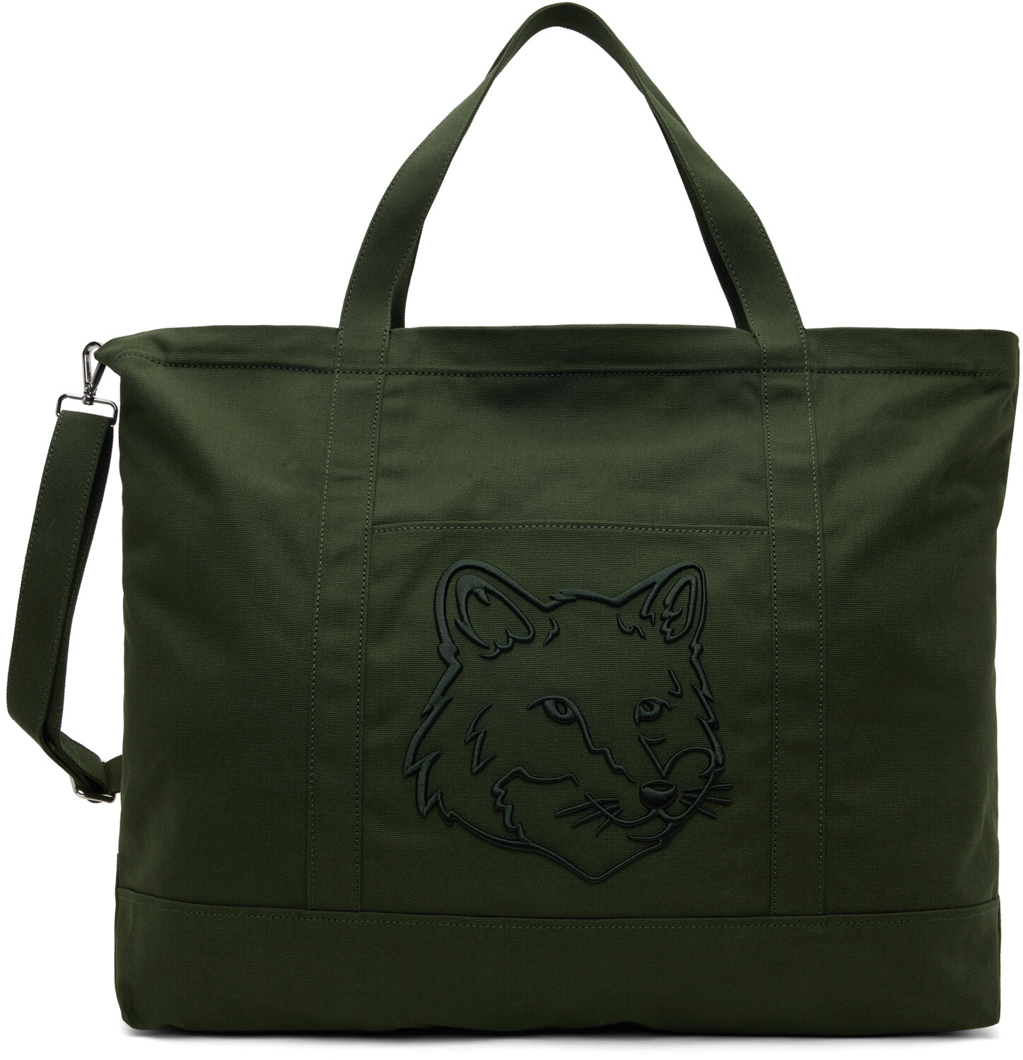 

Сумка-тоут Green Fox Head XL Maison Kitsune