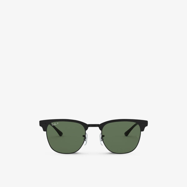 

RB3716 Солнцезащитные очки Clubmaster в металлической квадратной оправе Ray-Ban, черный