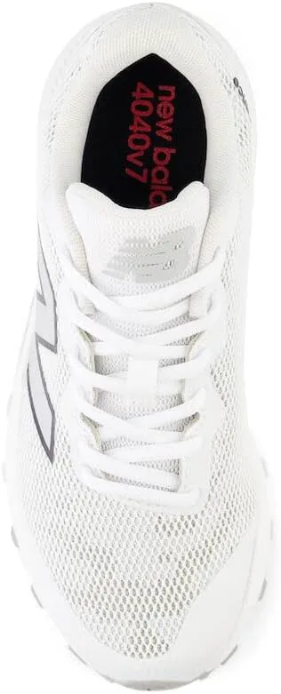 New Balance детские кроссовки FuelCell V7 для игры на искусственном газоне, белый — фото 2