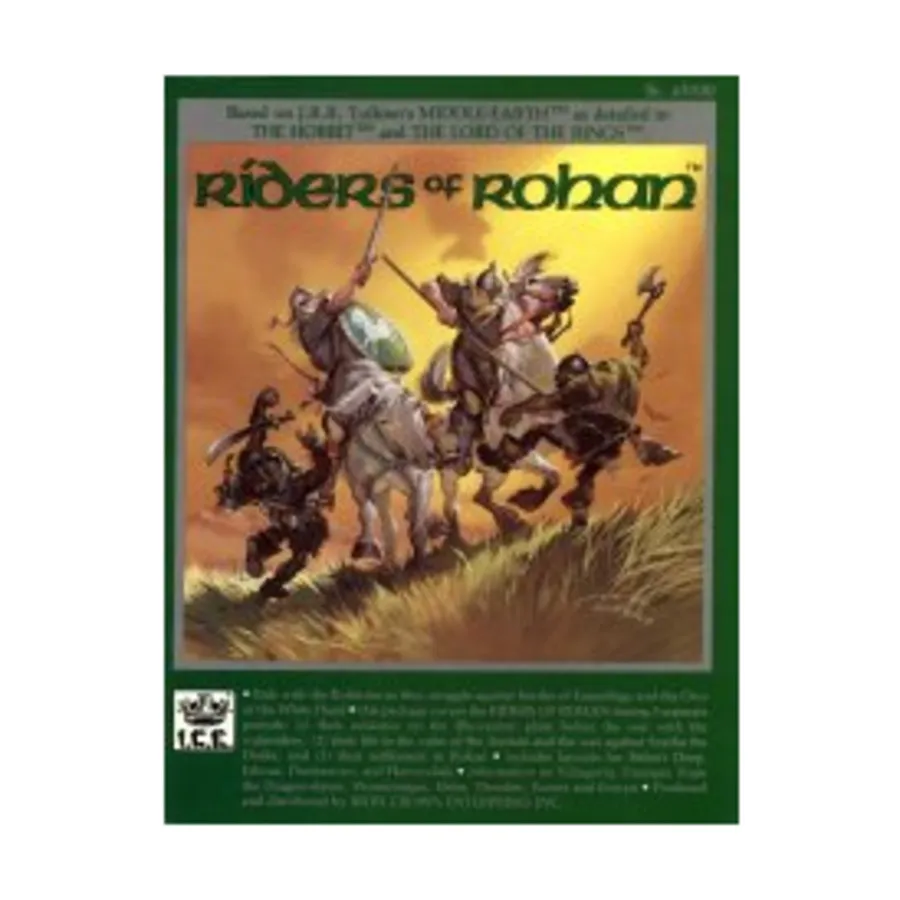 

Модуль Riders of Rohan, Middle-Earth Role Playing (MERP) (1st Edition) - Campaign Books