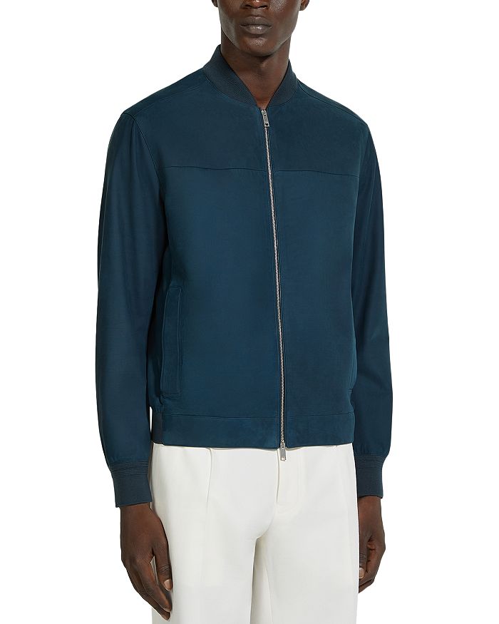 

Куртка-бомбер Secondskin Zegna, синий
