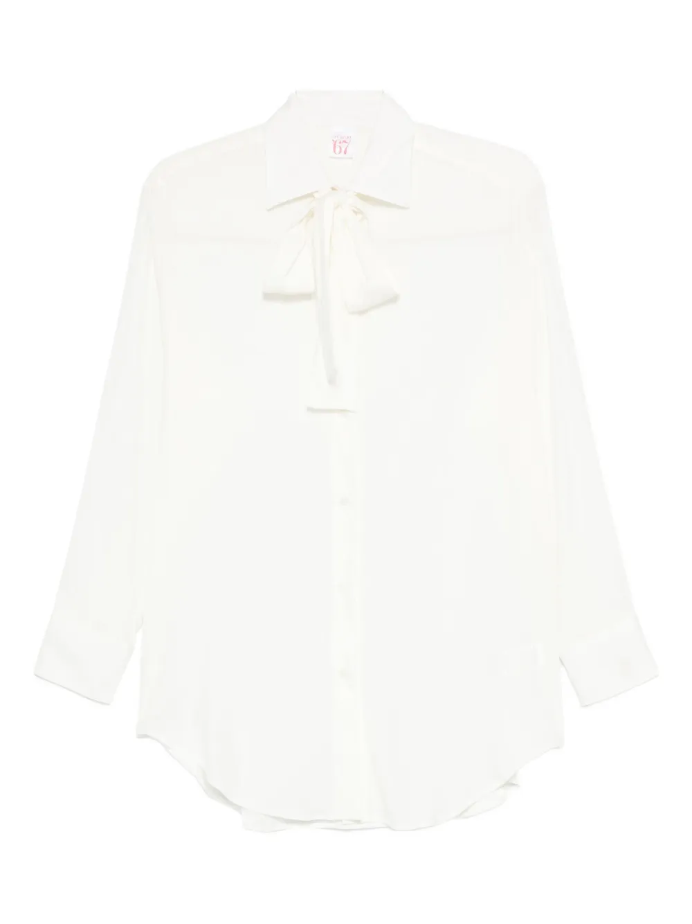 

Рубашка с бантом ARCHIVIO 67, белый