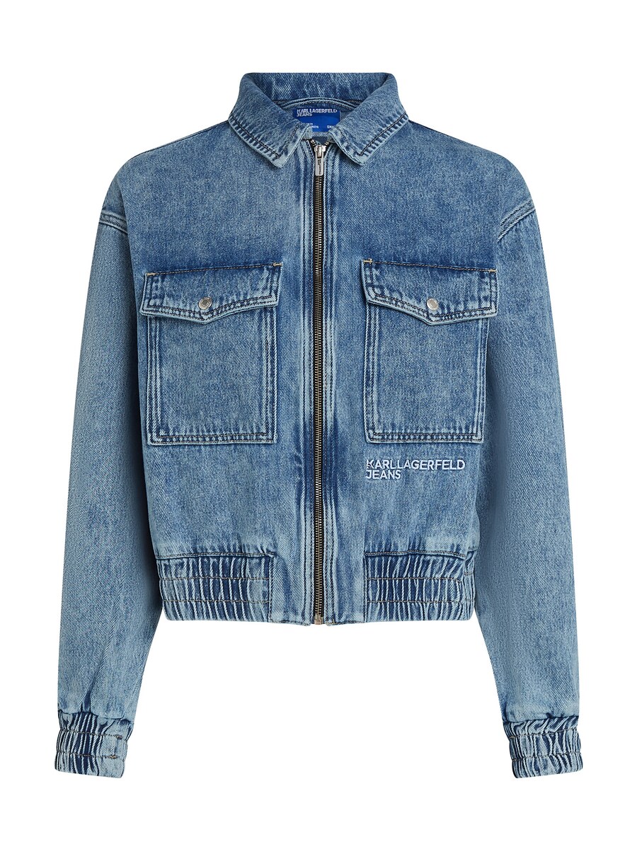 

Межсезонная куртка KARL LAGERFELD JEANS, синий деним