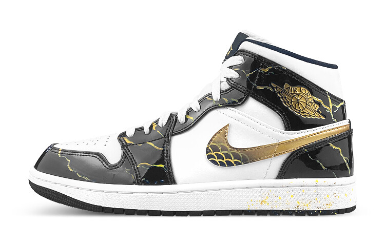 

Jordan Air Jordan 1 винтажные баскетбольные кроссовки мужские, Black, Черный, Jordan Air Jordan 1 винтажные баскетбольные кроссовки мужские, Black