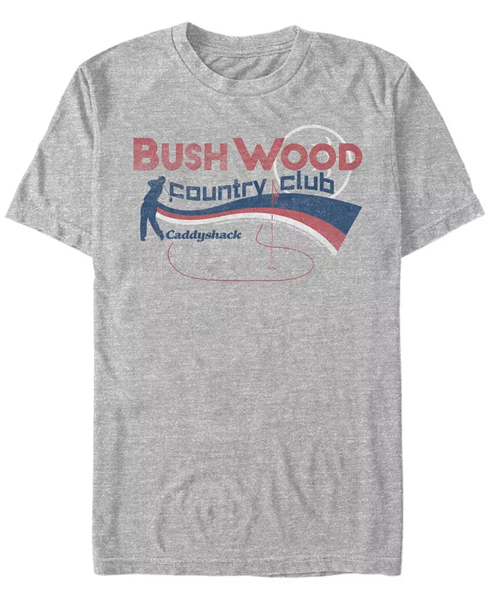 

Мужская футболка с коротким рукавом Caddyshack Bushwood Club Line Fifth Sun, серый