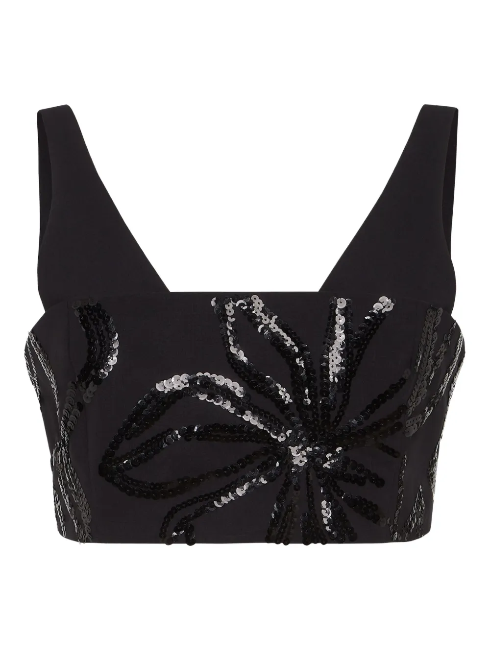 

Топ с пайетками Brunello Cucinelli, черный