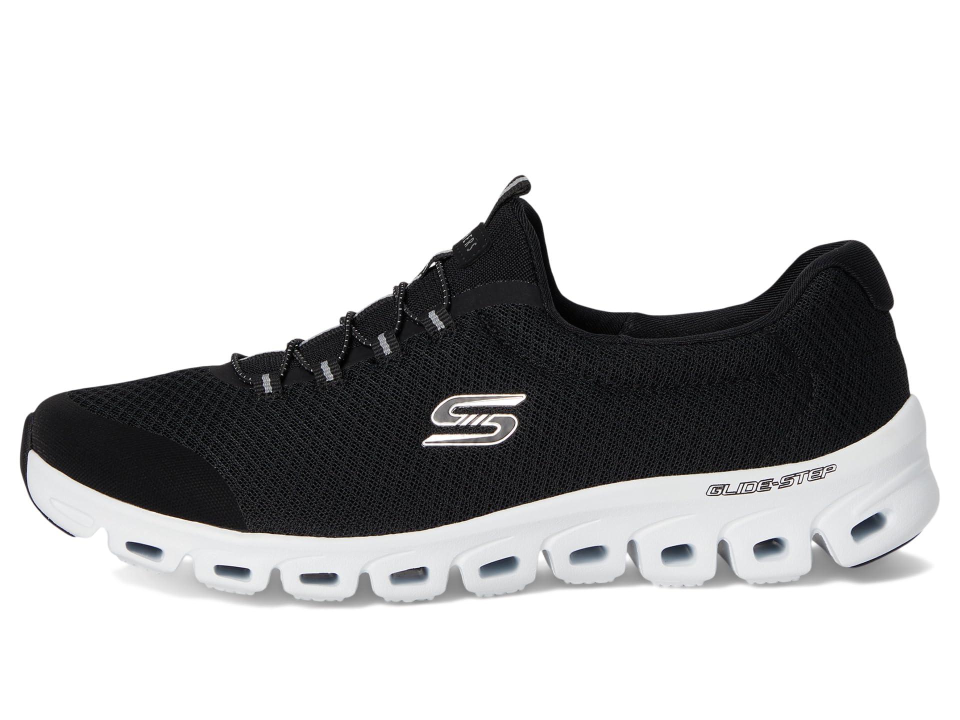 Кроссовки SKECHERS Glide Step Resilience, Black White — фото 4