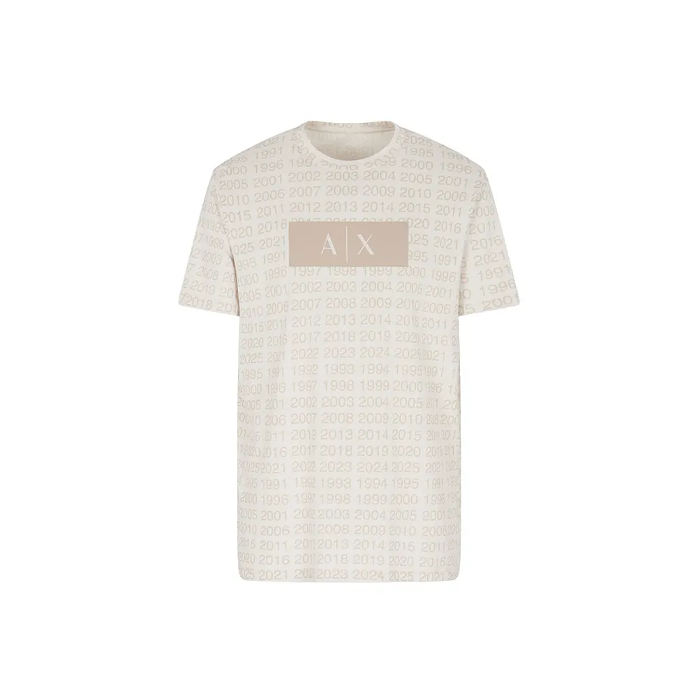 

Футболка с коротким рукавом Armani Exchange XM001902_AF10356, бежевый