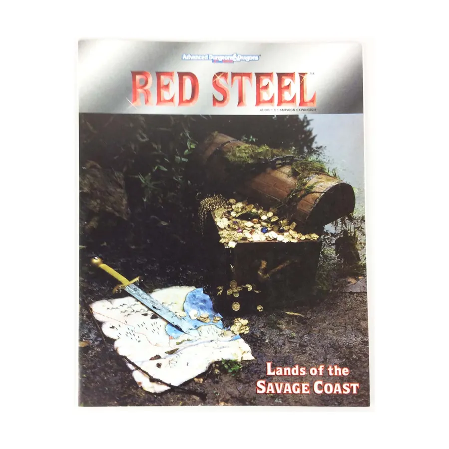 

Red Steel - Lands of the Savage Coast, Book Only!, Advanced Dungeons & Dragons (2nd Edition) - Box Sets, мягкая обложка