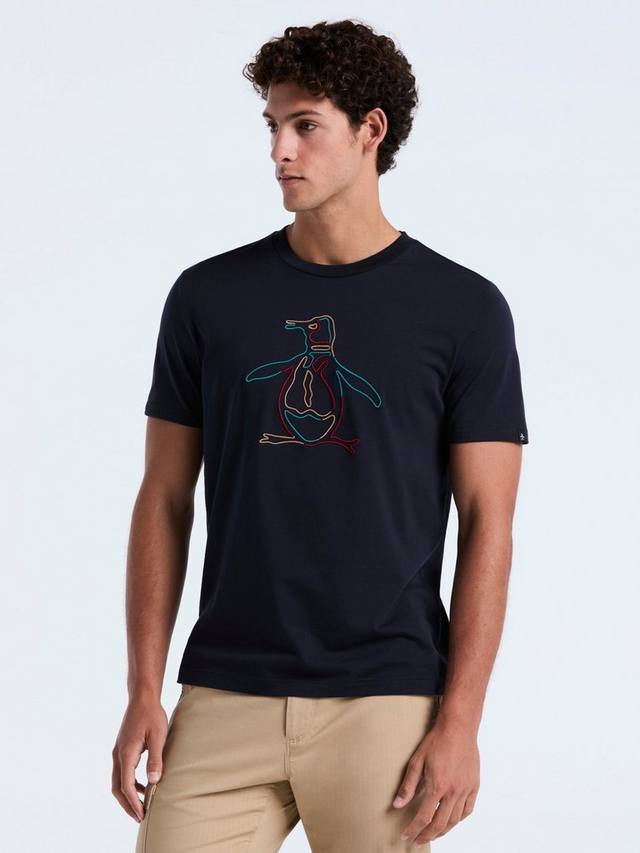 

Футболка Pete Cotton с коротким рукавом и круглым вырезом Original Penguin, Dark Sapphire