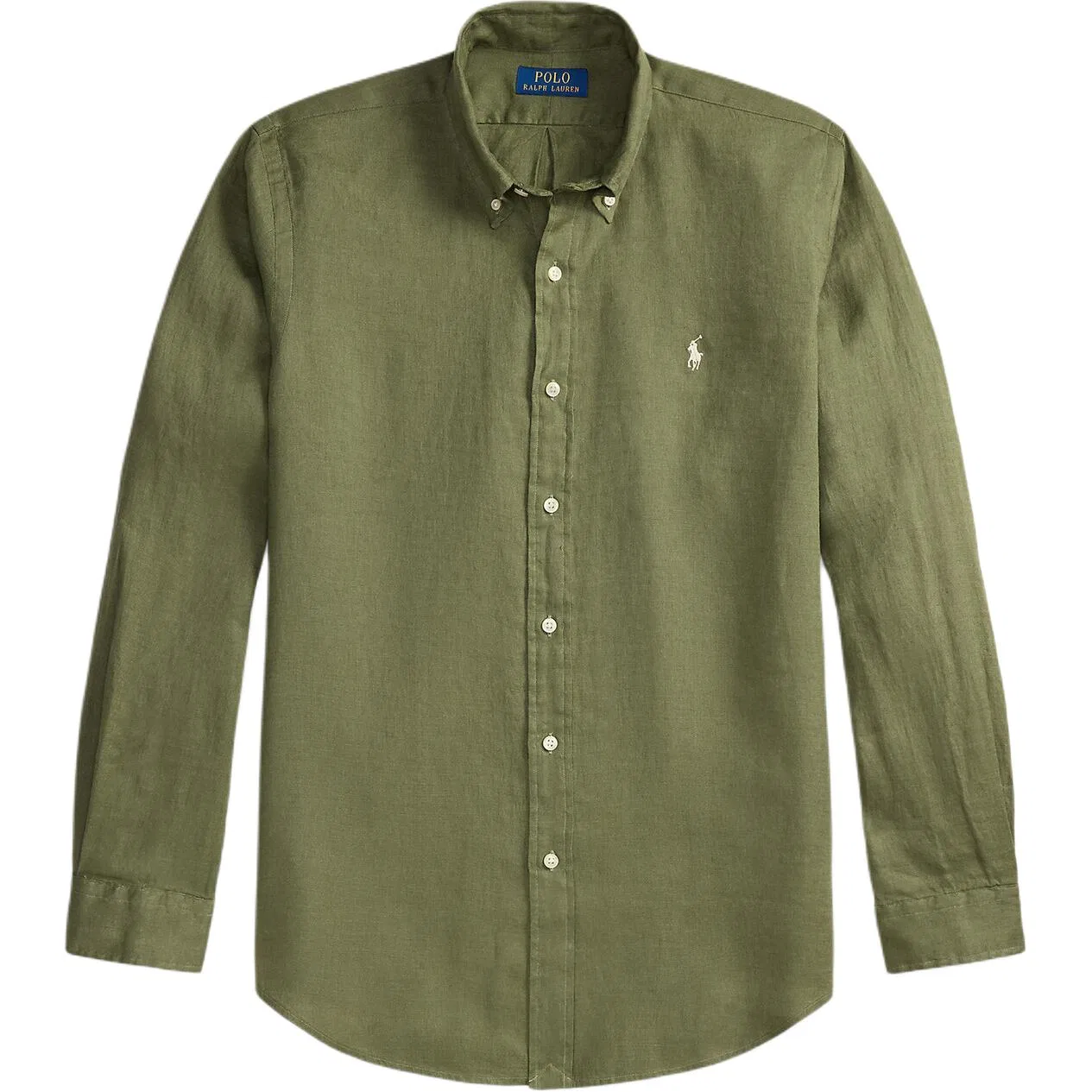 Рубашка льняная Logo Polo Ralph Lauren, Flower Path Green