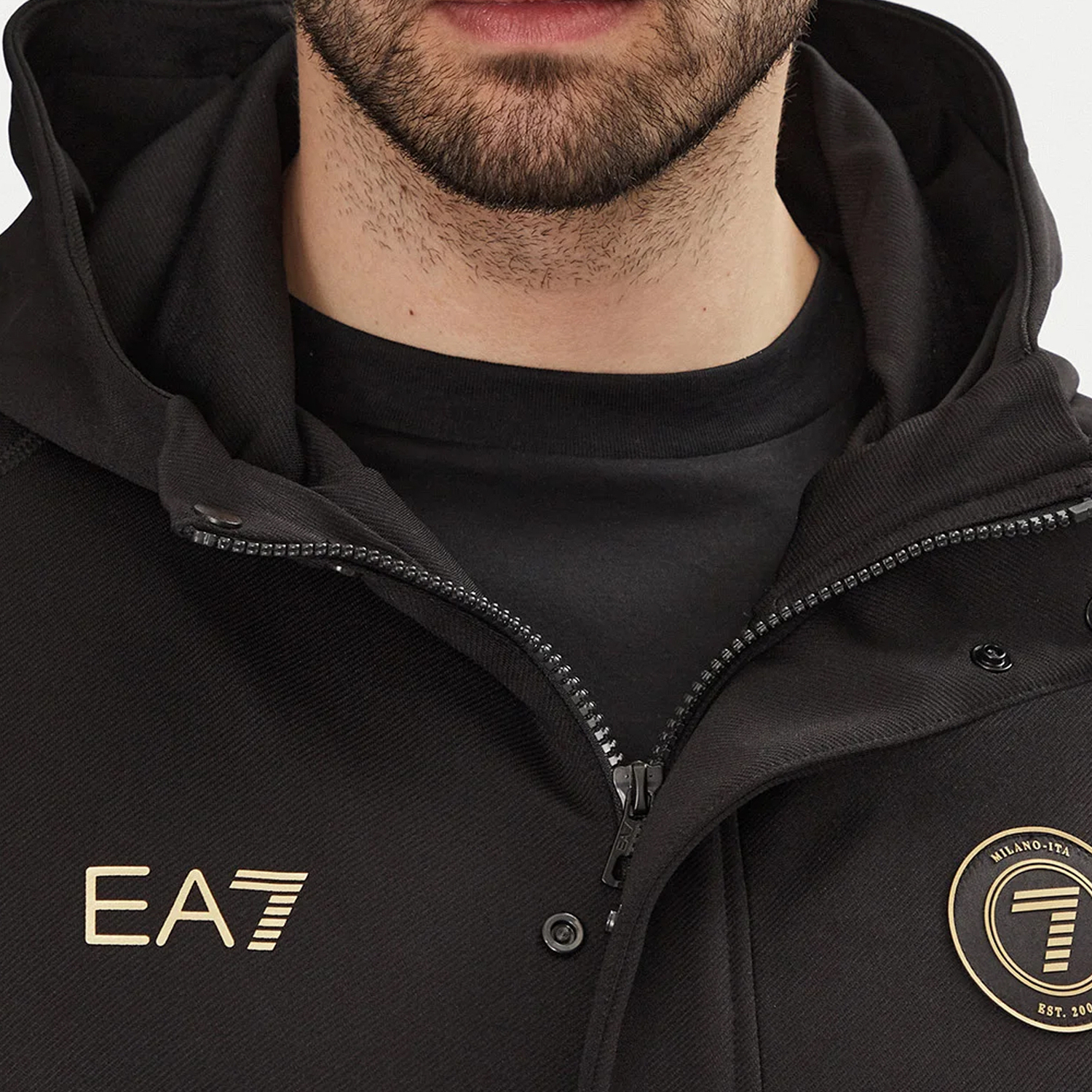 Куртка EA7 для мужчин EMPORIO ARMANI, черный — фото 4