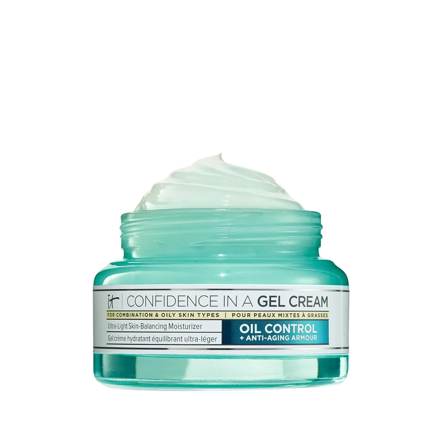 Крем для век It Cosmetics — Confidence in a Gel Cream Oil Control - увлажняющий без масел, контролирует жирный блеск, 59 мл