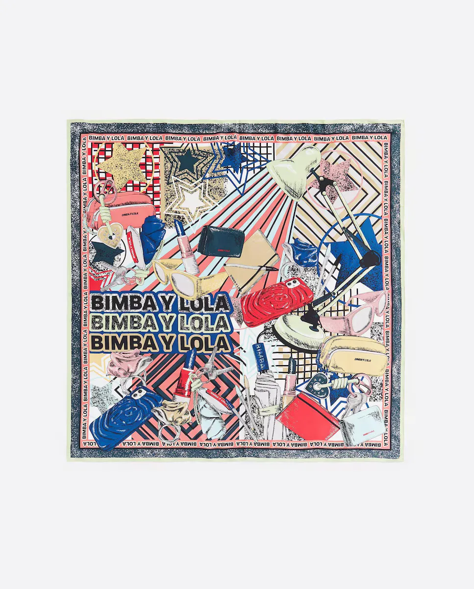 

Аксессуары и логотипы для женских шарфов Bimba y Lola, коралловый