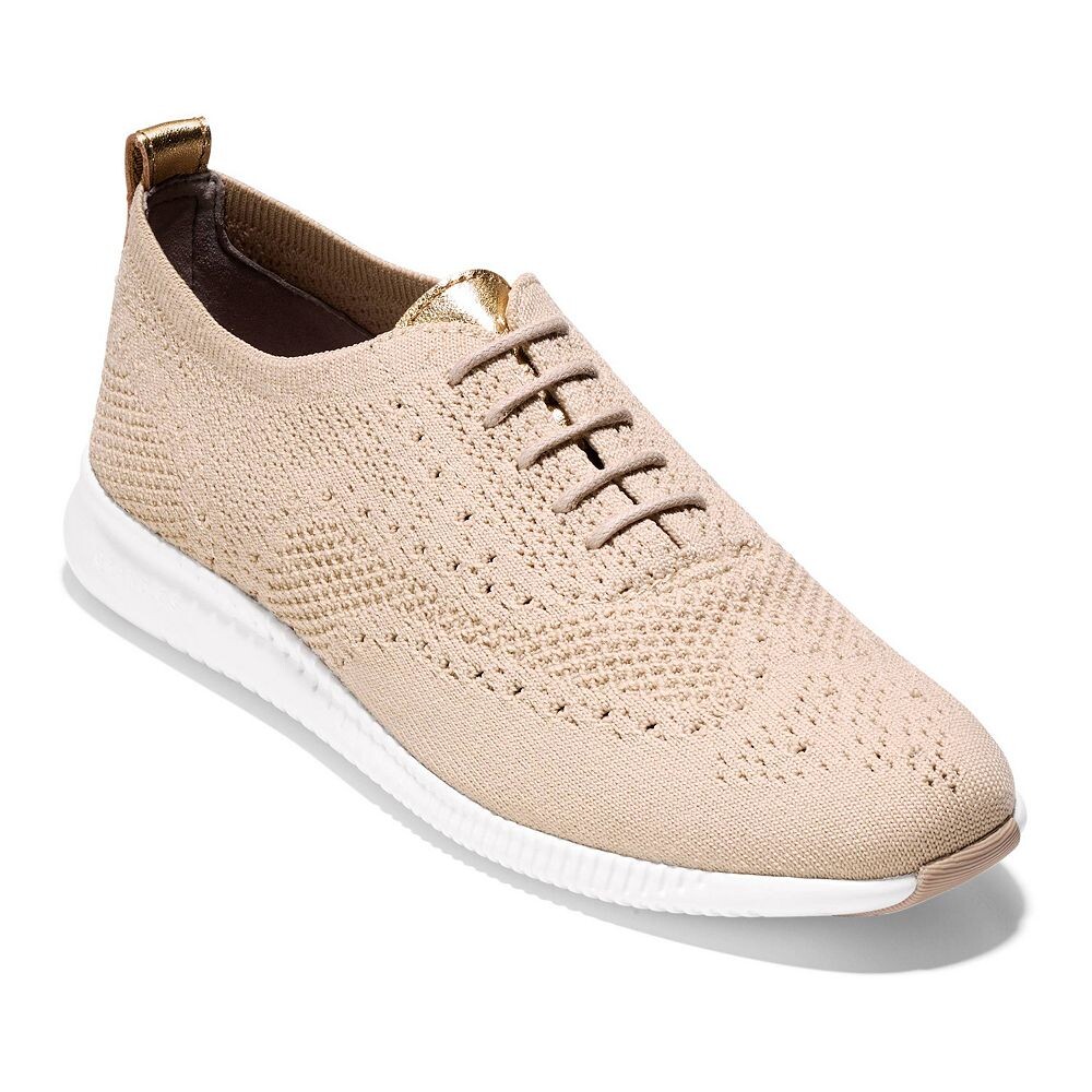 

Женские оксфорды Cole Haan 2eroGrand Stitchlite Wingtip, бежевый