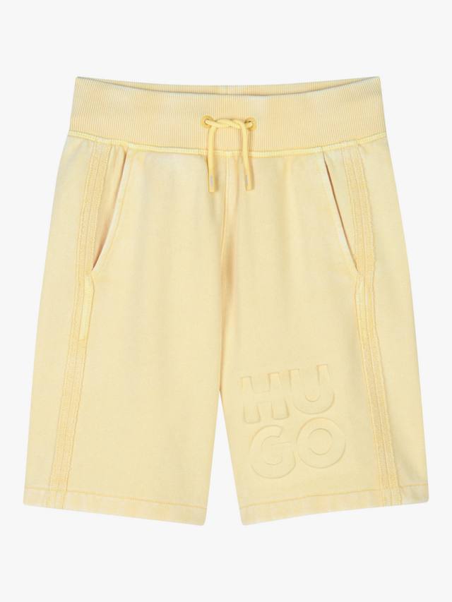 

Детские бермуды-джоггеры HUGO с эластичным поясом HUGO BOSS, Straw Yellow