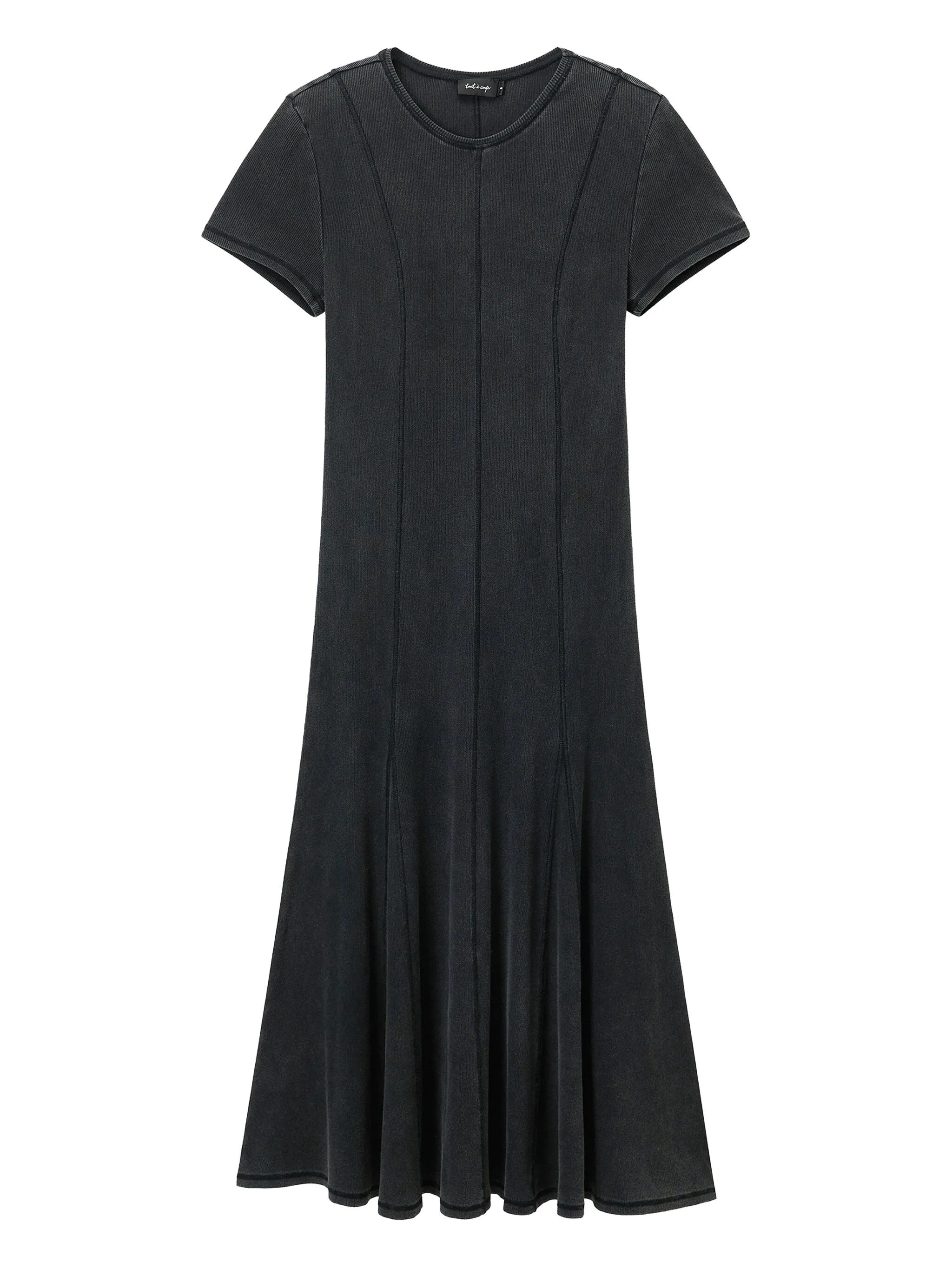 

Платье в рубчик Tout A Coup, серый