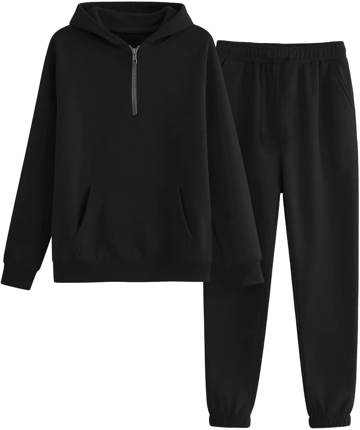 Детский спортивный костюм флисовый Generic, 2 предмета, Black — фото 2