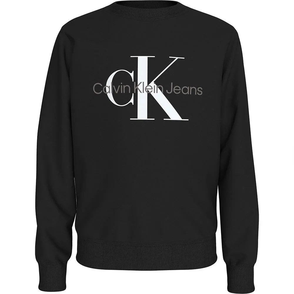 

Толстовка Calvin Klein Jeans Monogram Terry Cn, черный