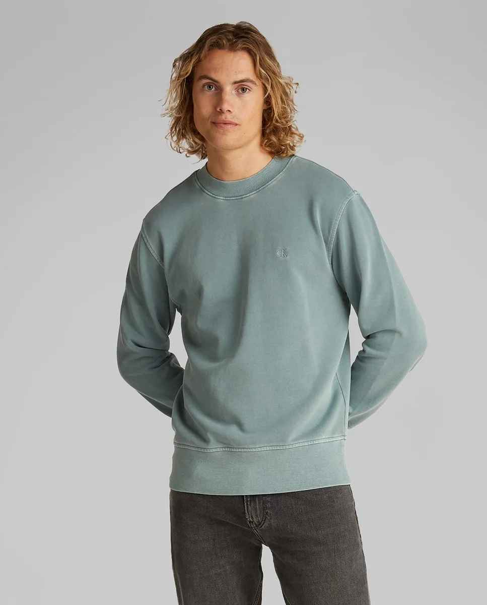 

Мужская толстовка с монограммой Calvin Klein Jeans, зеленый