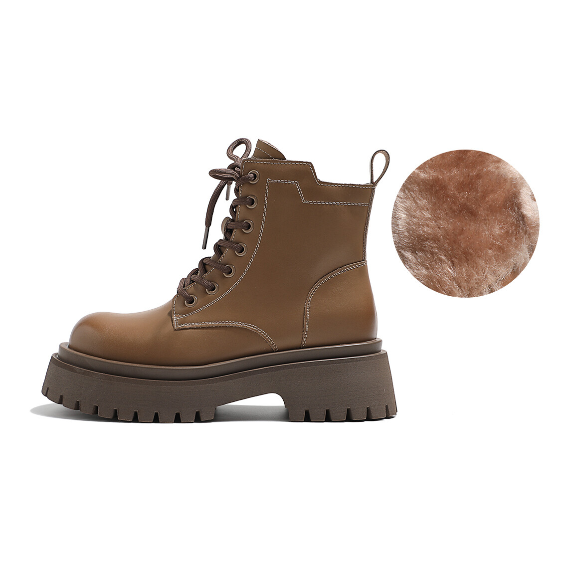 

Ботинки Martin Boot женские Mis. Danny, цвет Black Fleece-lined