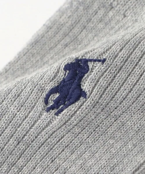 Мужские ребристые носки POLO RALPH LAUREN с защитой от запаха и одноточечным дизайном 02032303 — фото 3