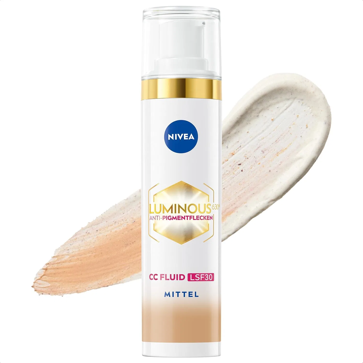 CC-флюид Nivea Luminous 630 Anti-Pigment Spot SPF 30 для средних тонов кожи, 40 мл Beiersdorf, Medium