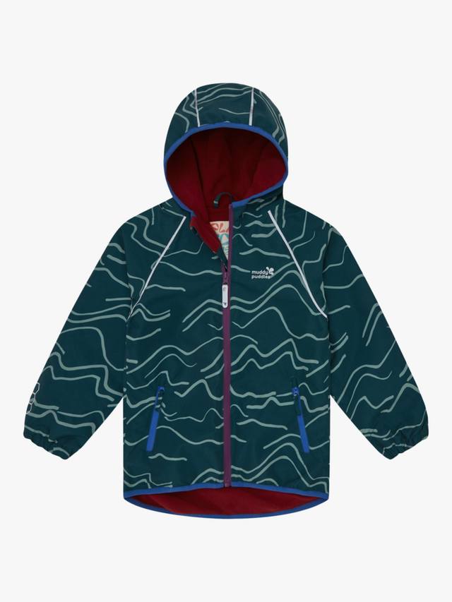 

Детский дождевик с капюшоном Muddy Puddles, Green Mountain
