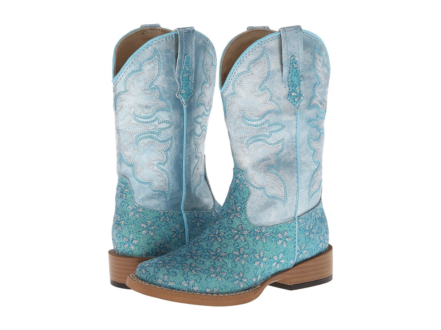 Ботинки Roper Kids Bling & Glitter (Toddler/Little Kid), синий