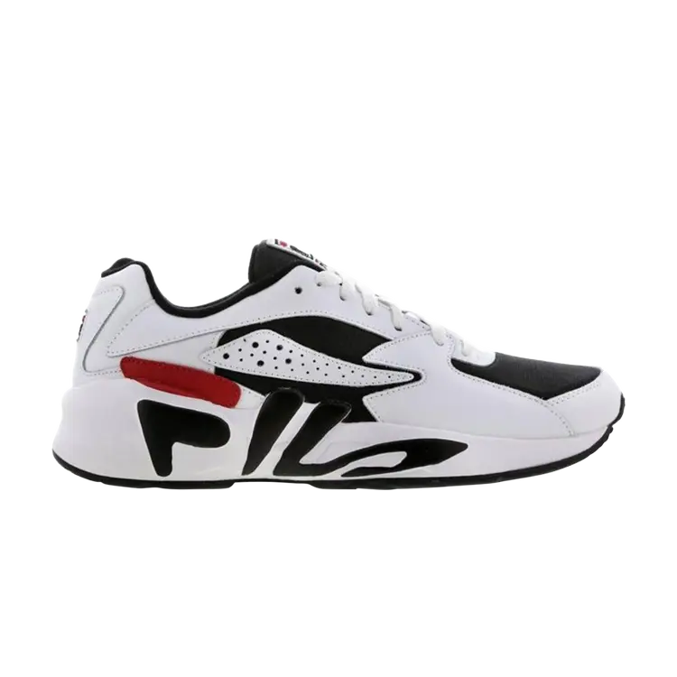 

Кроссовки Fila Mindblower 'White Black Red', черный