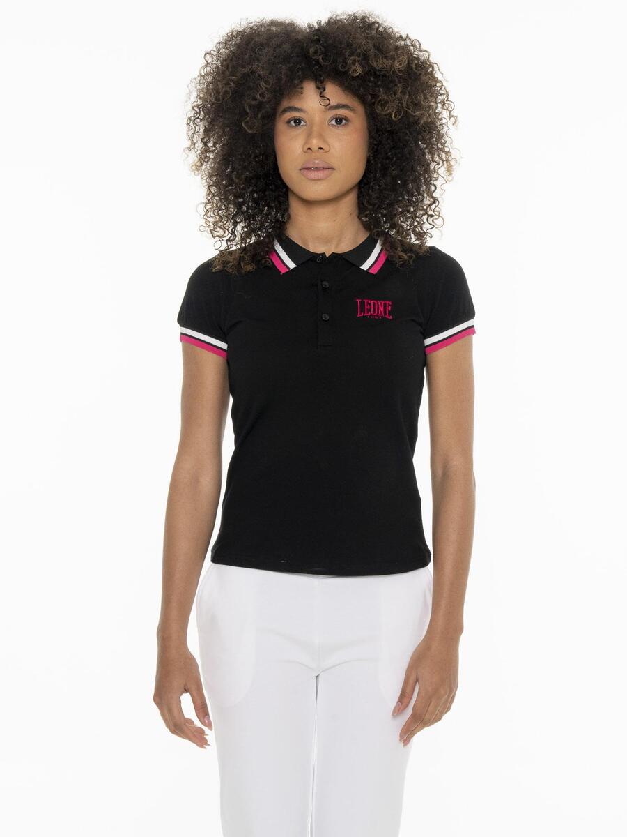 

LEONE 1947 APPAREL Женская рубашка-поло с воротником Leone Basic