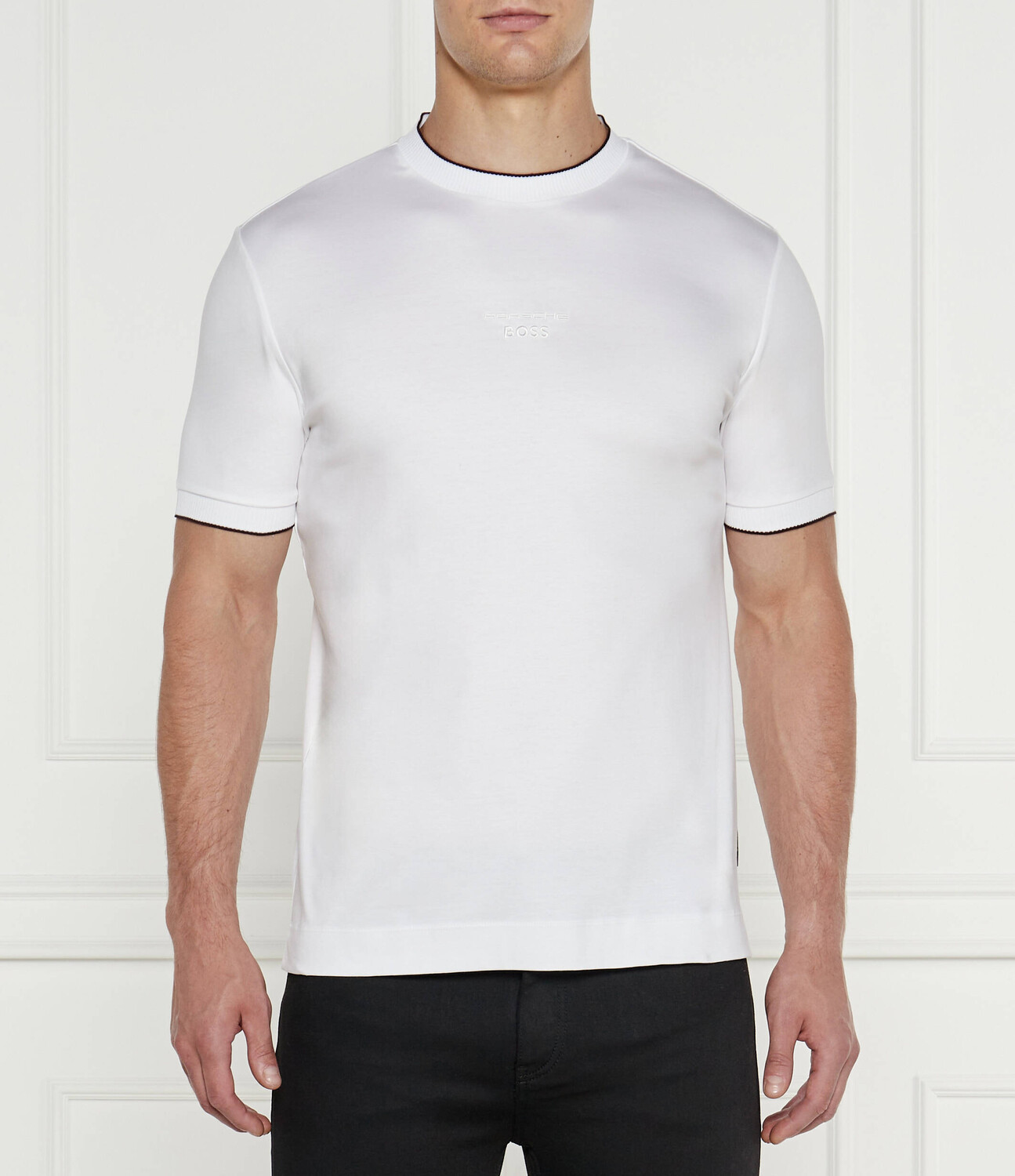 

Футболка BOSS BLACK BOSS X PORSCHE Regular Fit, белый