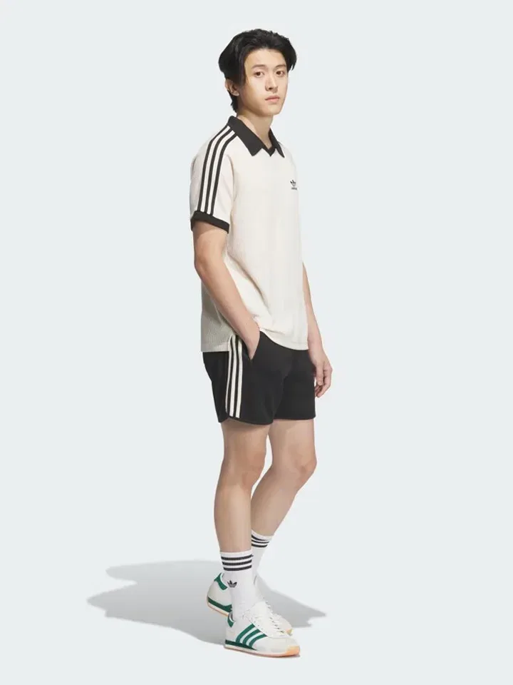 Шорты свободного кроя Adidas, черный — фото 3