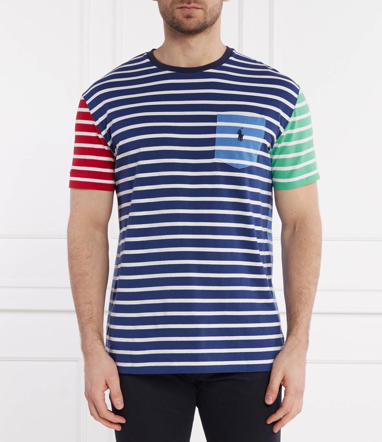 

Футболка POLO RALPH LAUREN Relaxed fit, темно-синий