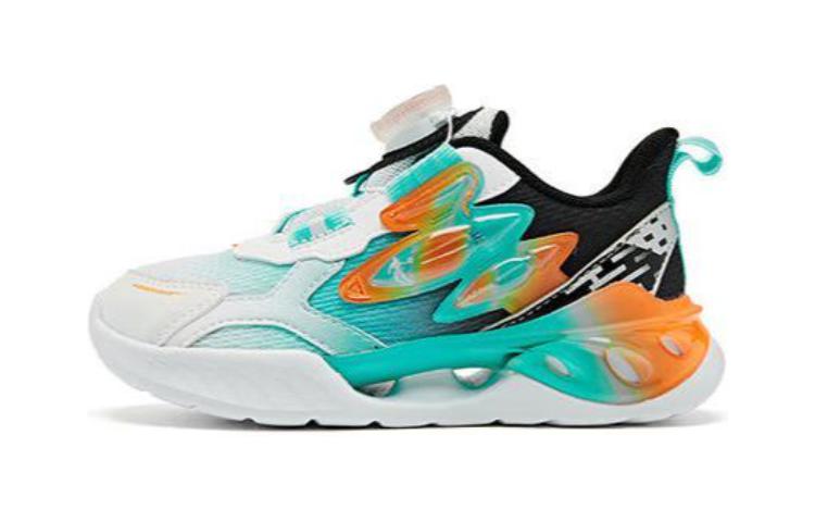 

Кроссовки для бега Gathering Winds X Low Top для детей от 3 до 7 лет QIAODAN, белый/зеленый