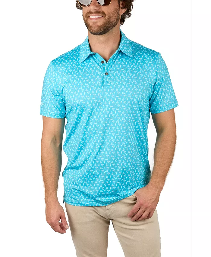 

Мужская поло для гольфа Kenny Flowers, синий