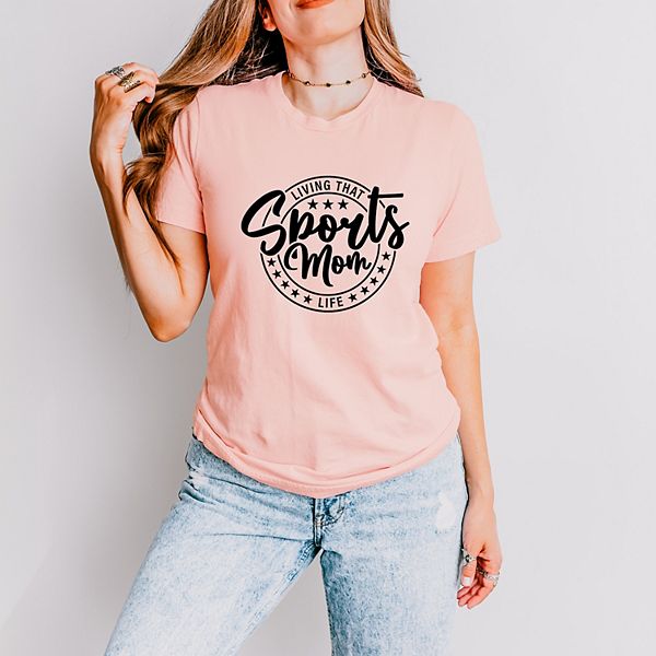 

Футболка с коротким рукавом Living that sports mom life stars Simply Sage Market, Blush, Зеленый, Футболка с коротким рукавом Living that sports mom life stars Simply Sage Market, Blush