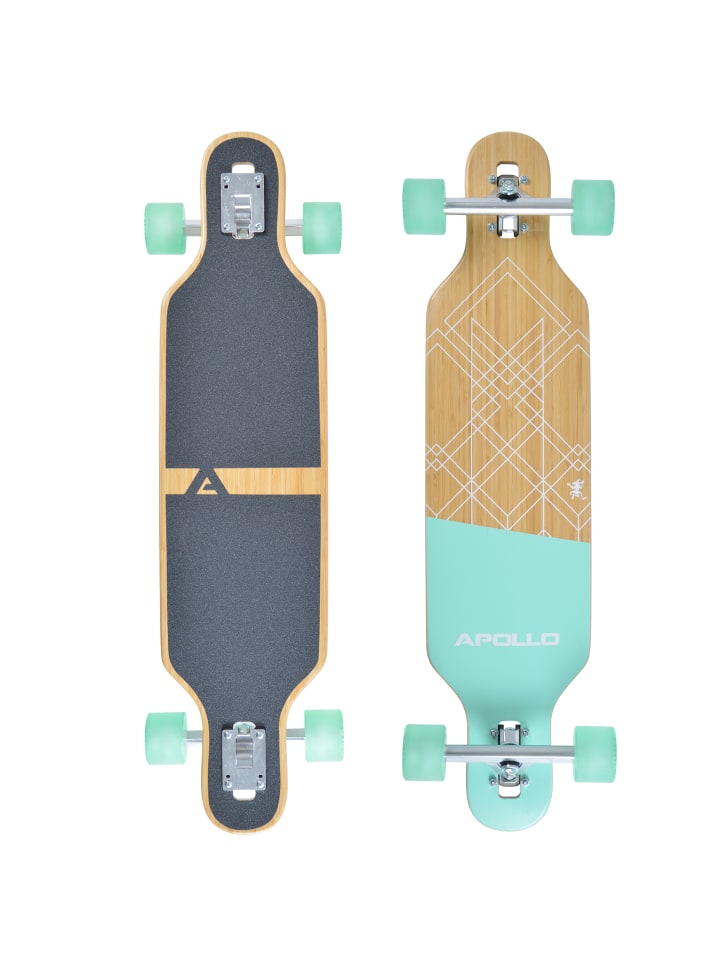 

Apollo Лонгборд Twin Tip DT "Savaii - Bamboo" в цвете дерево/бирюза