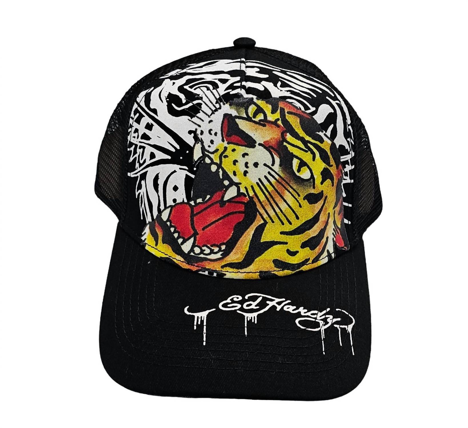 

Шляпа тигра черного цвета Ed Hardy