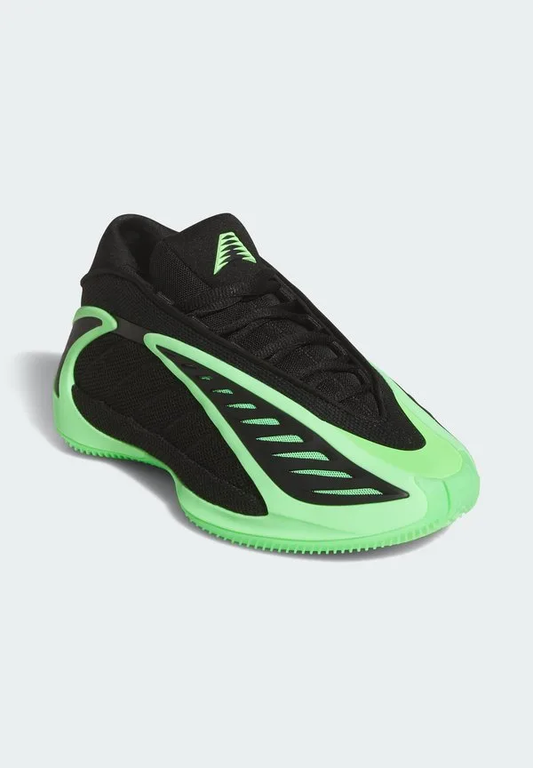 Баскетбольные кроссовки энтони эдвардса 2j Adidas Performance, Core Black/Lime Burst/Lucid Blue — фото 2